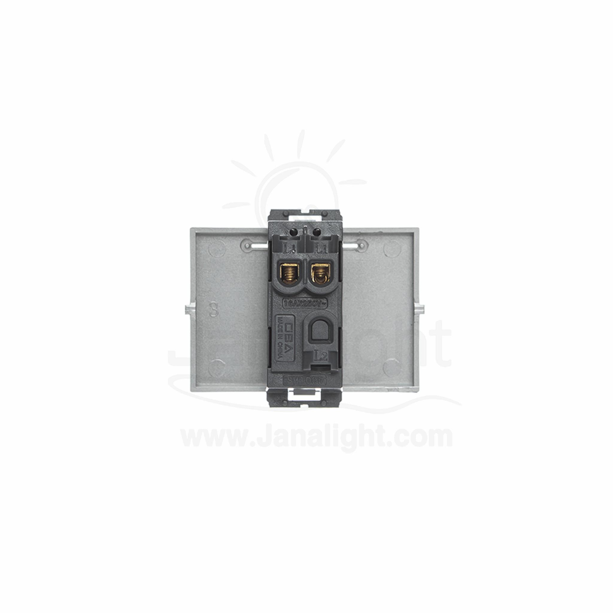 Osa مفتاح عريض فضي Big One Way Switch Osa Silver